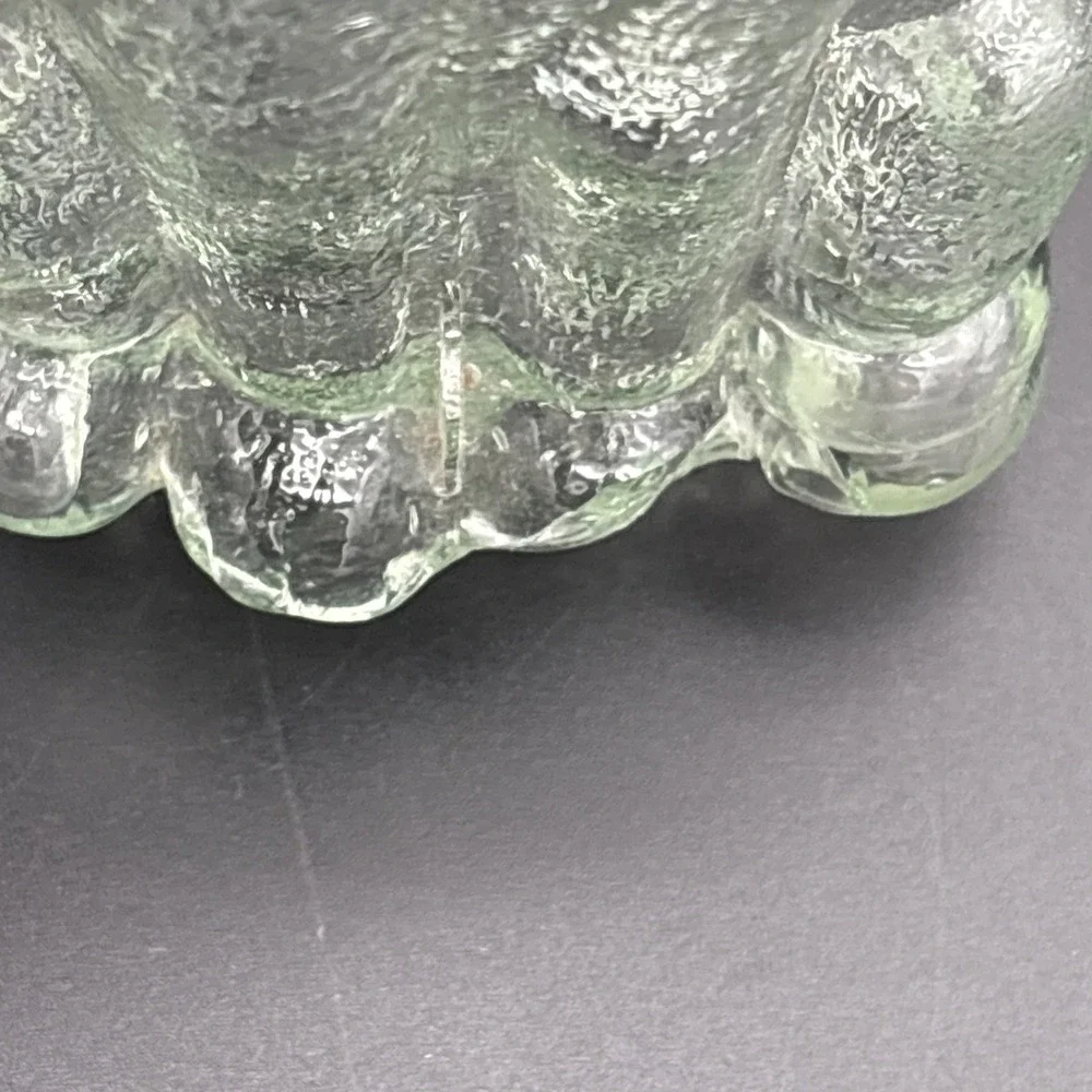 Vintage 1960s Italian Glass Cat Decanter - Vetreria Etrusca MCM